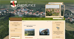 Desktop Screenshot of chotutice.cz